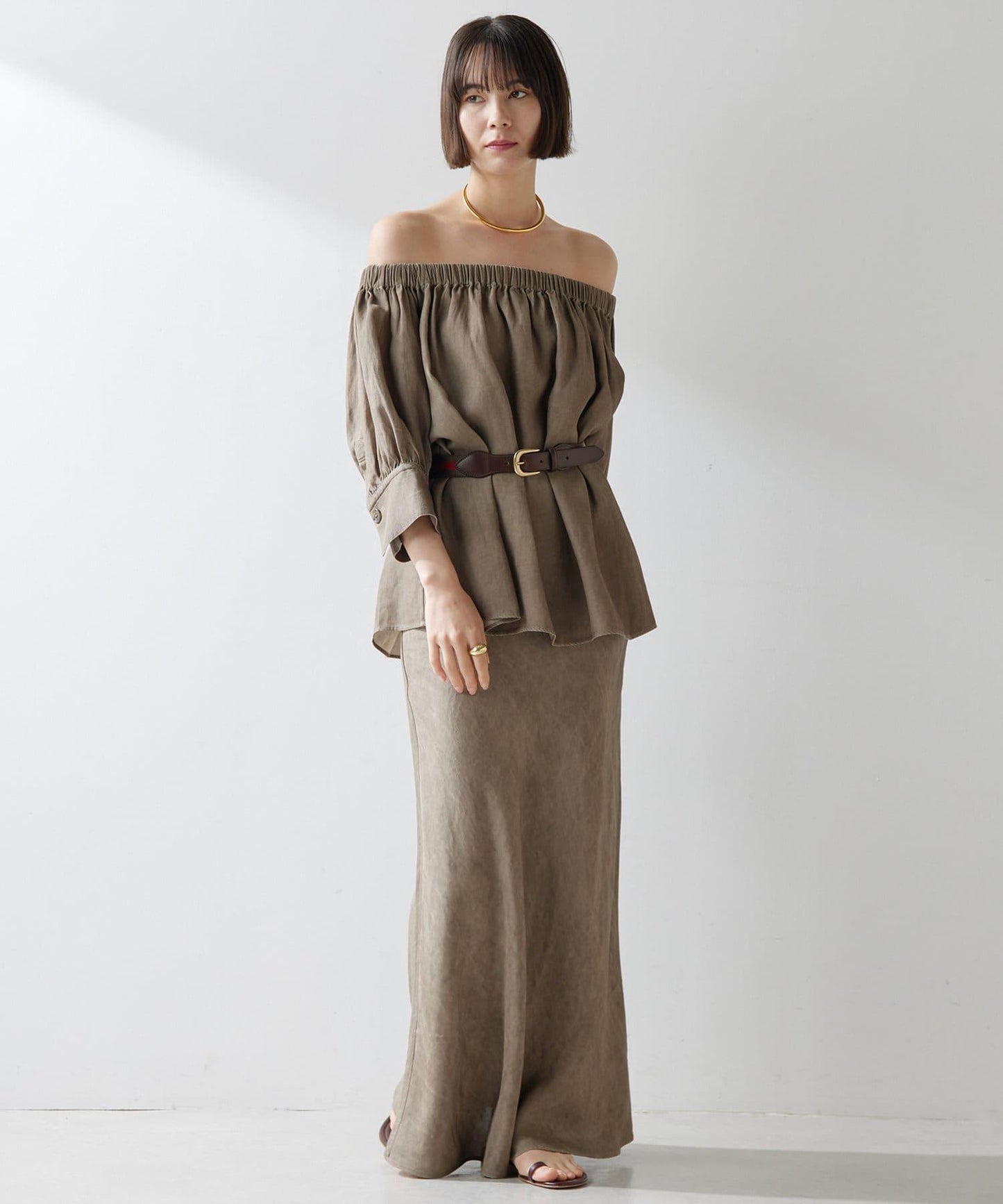 斜紋面料染色裙