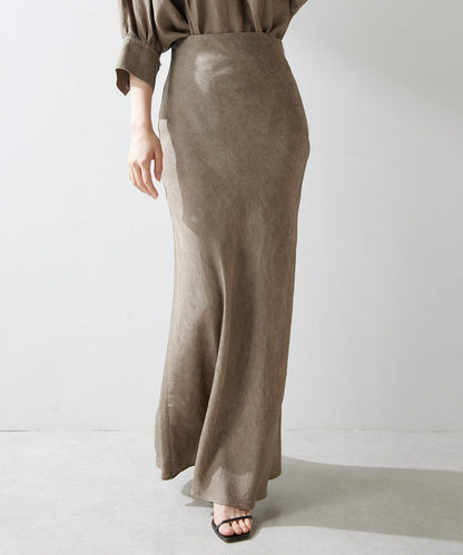 斜紋面料染色裙