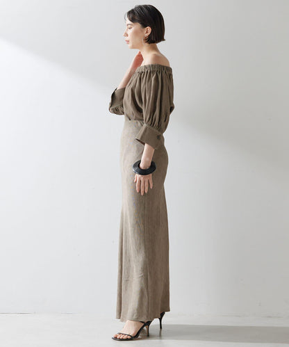 斜紋面料染色裙