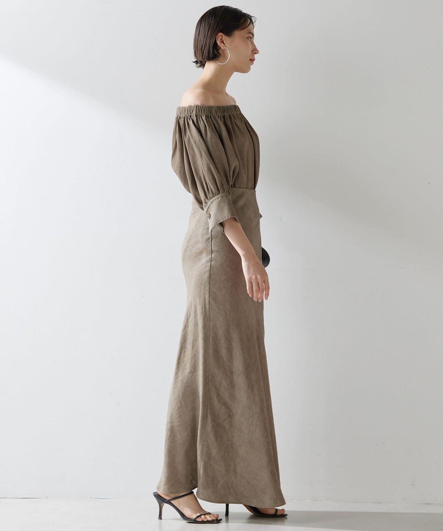 斜紋面料染色裙