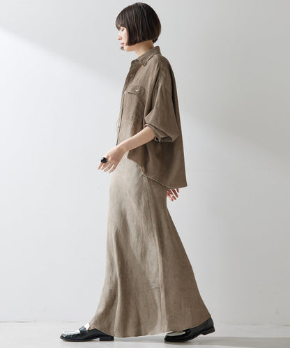 斜紋面料染色裙