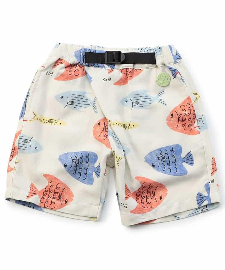 夏季風格印花褲 五分褲
