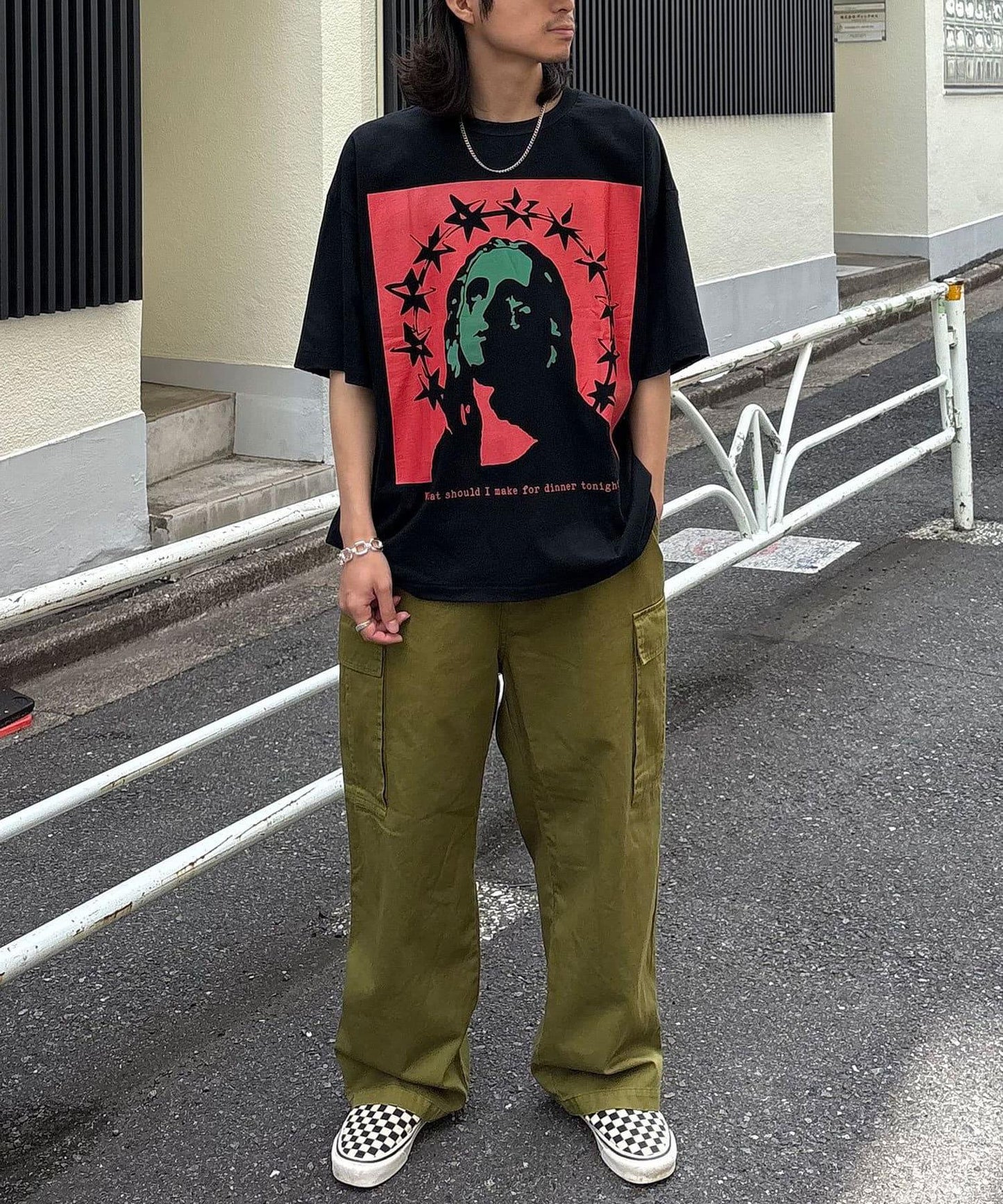 復古風格工裝褲