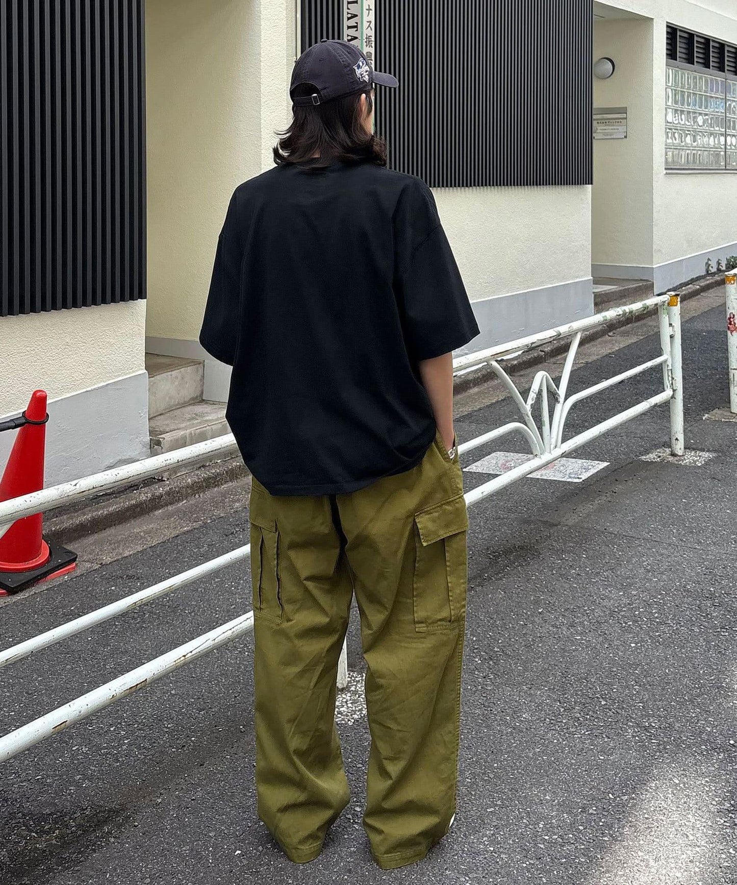 復古風格工裝褲