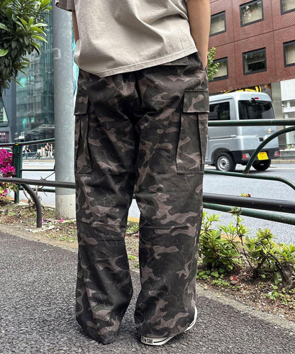 復古風格工裝褲