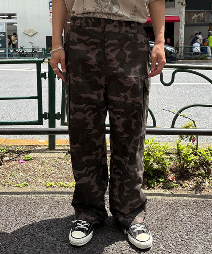 復古風格工裝褲