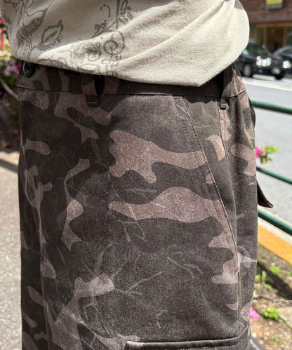 復古風格工裝褲