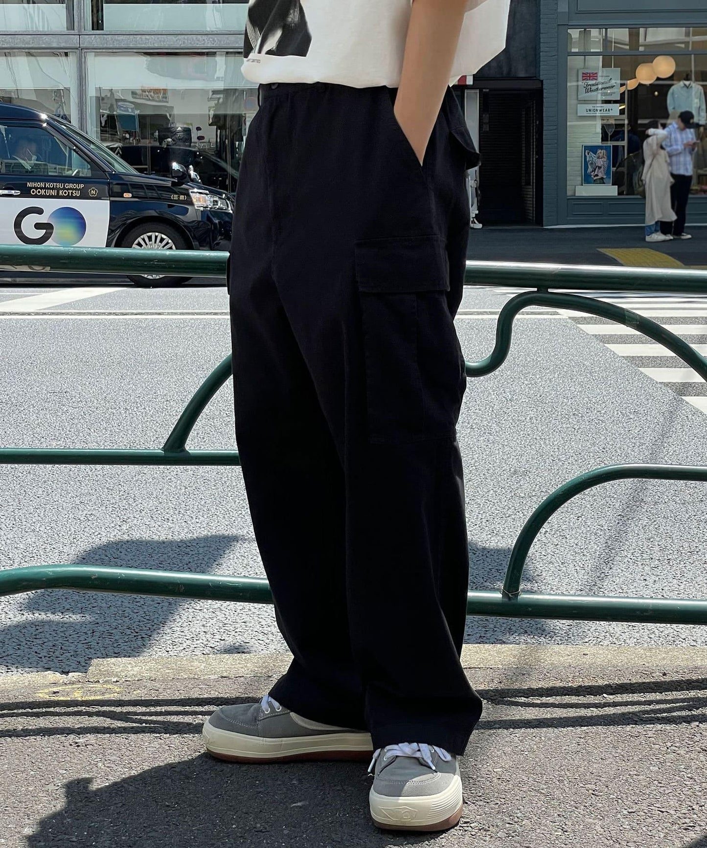 復古風格工裝褲