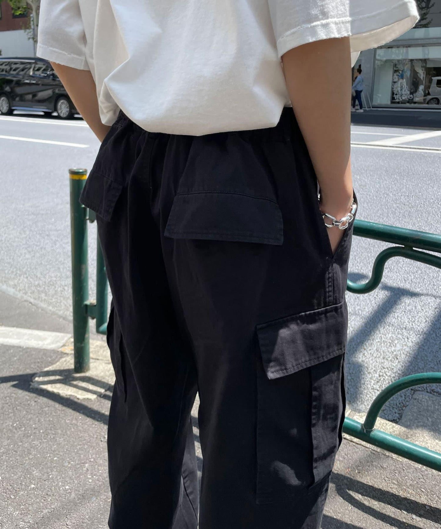 復古風格工裝褲