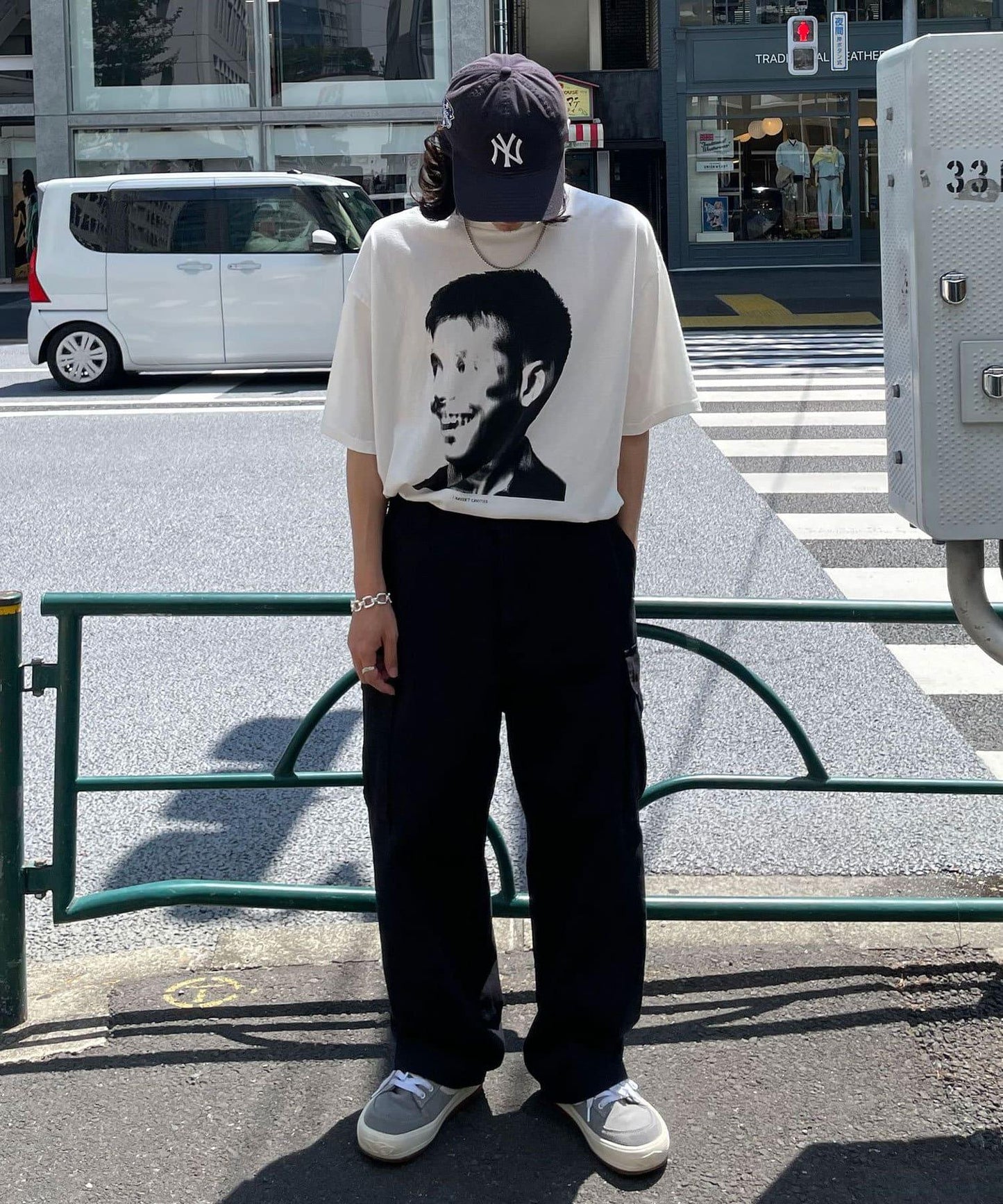 復古風格工裝褲