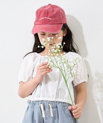 【兒童】顏料標誌刺繡帽