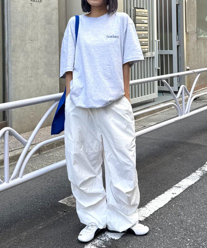【SEADAM】〈男女通用〉信息印花手提包