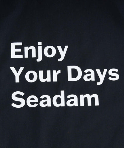 【SEADAM】〈男女通用〉信息印花手提包