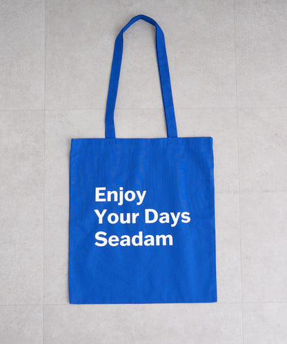 【SEADAM】〈男女通用〉信息印花手提包