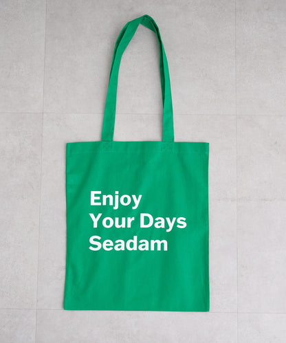 【SEADAM】〈男女通用〉信息印花手提包
