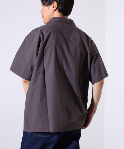 【GLOSTER】棉布洋裝 雞尾酒刺繡 開領襯衫