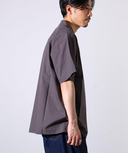 【GLOSTER】棉布洋裝 雞尾酒刺繡 開領襯衫