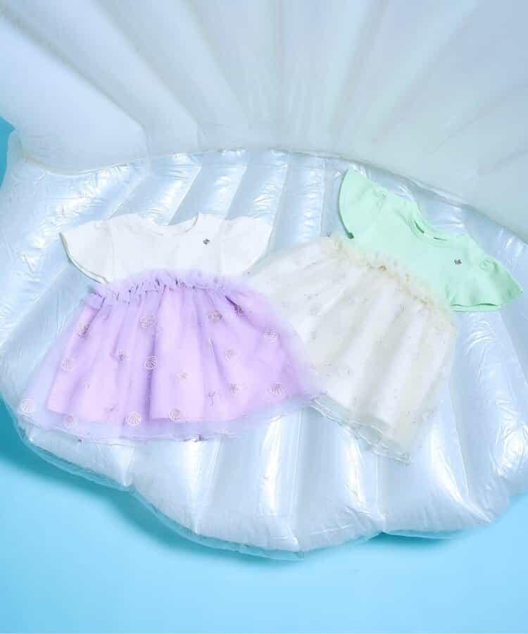 貝殼刺繡拼接上衣_RP