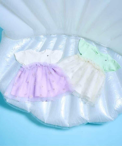 貝殼刺繡拼接上衣_RP