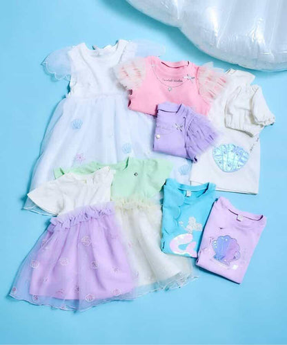 貝殼刺繡拼接上衣_RP