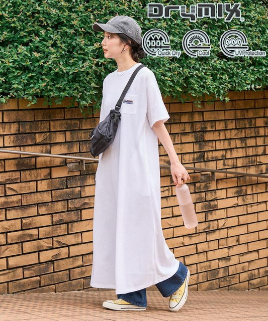 FREAK'S STORE OUTDOORS DRYMIX 乾爽混紡 半袖連衣裙(吸水速幹・接觸冷感・防紫外線)