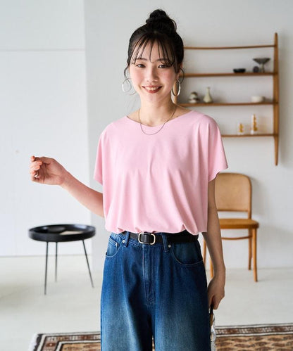somarti 透視V領上衣（接觸冷感・吸水速幹・防紫外線）