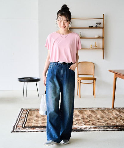 somarti 透視V領上衣（接觸冷感・吸水速幹・防紫外線）