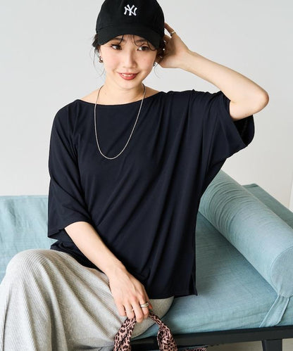 somarti 透氣圓領薄款上衣(接觸冷感・吸水速幹・防紫外線)【限定推出】