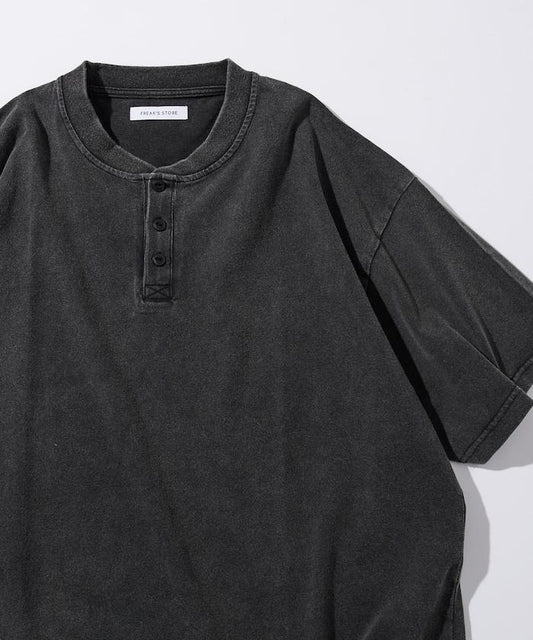 舒適版型 粉飾處理 圓領 短袖T恤