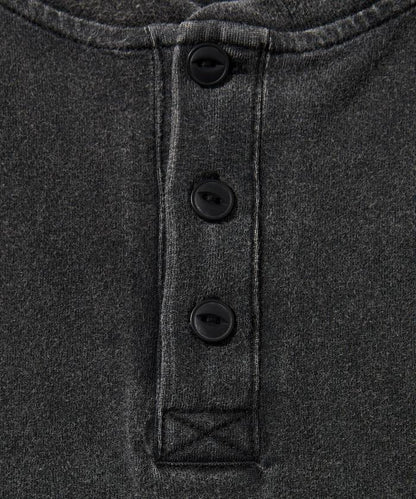 舒適版型 粉飾處理 圓領 短袖T恤