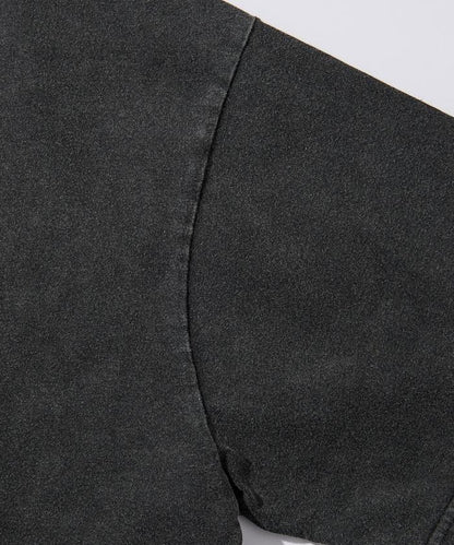 舒適版型 粉飾處理 圓領 短袖T恤