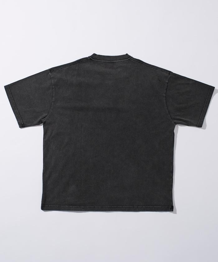 舒適版型 粉飾處理 圓領 短袖T恤