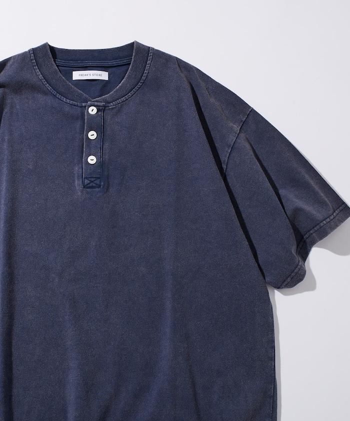 舒適版型 粉飾處理 圓領 短袖T恤