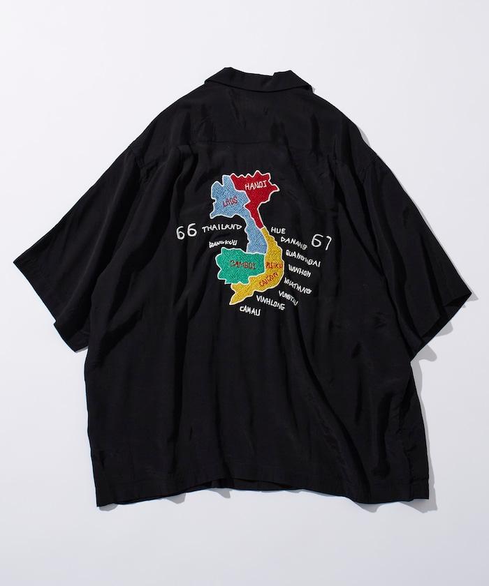 聯名 舒適版型 人造絲 紀念襯衫