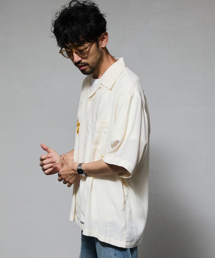 聯名 舒適版型 人造絲 紀念襯衫