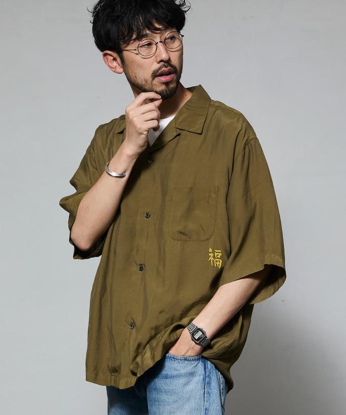 聯名 舒適版型 人造絲 紀念襯衫