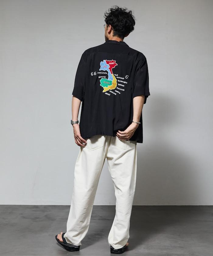 聯名 舒適版型 人造絲 紀念襯衫