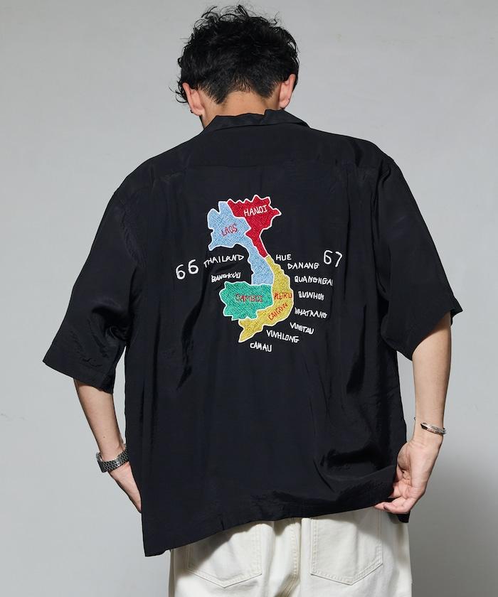 聯名 舒適版型 人造絲 紀念襯衫