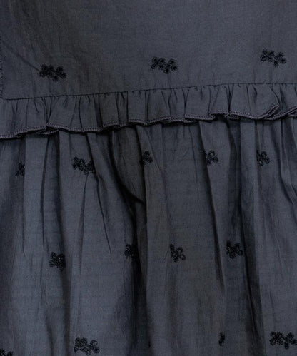 印度 配色拼接刺繡 2WAY吊帶連衣裙