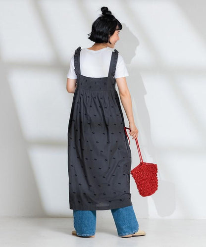 印度 配色刺繡連衣裙