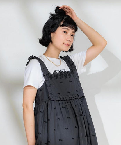 印度 配色刺繡連衣裙