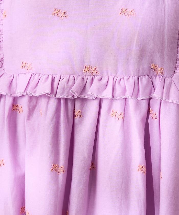 印度 配色刺繡連衣裙