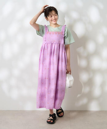 印度 配色刺繡連衣裙