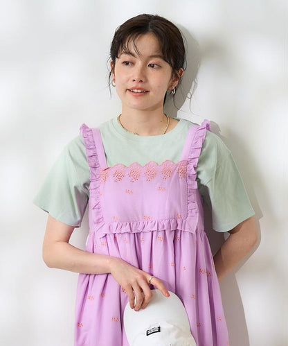 印度 配色刺繡連衣裙