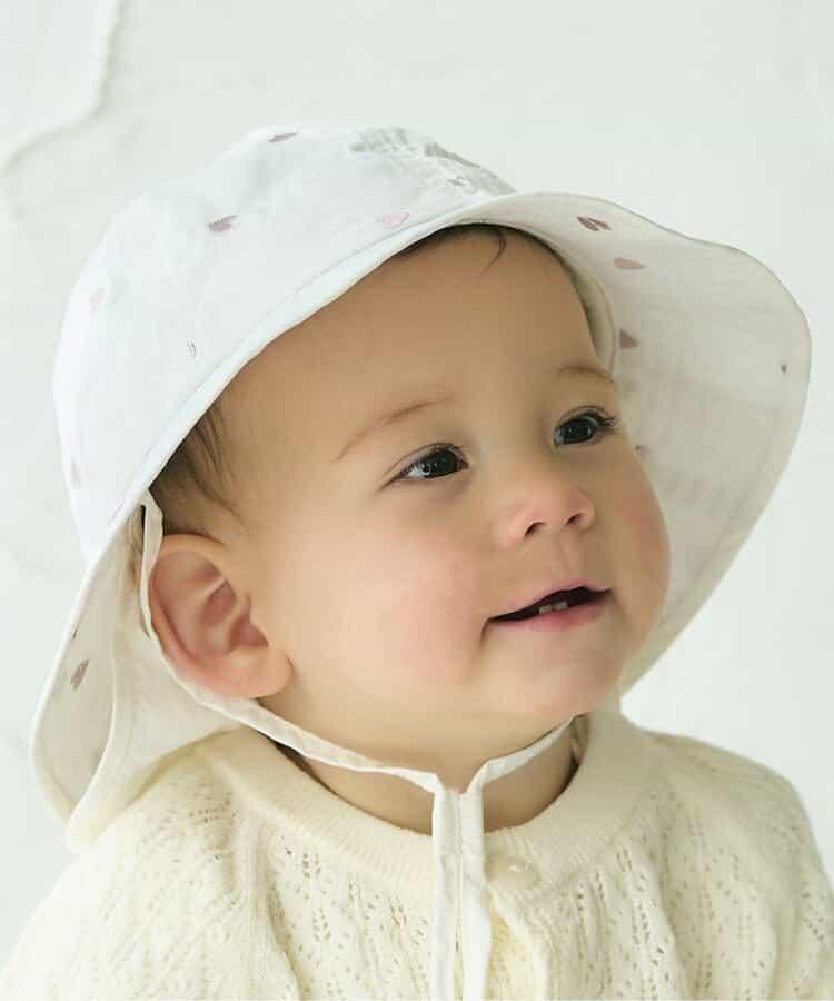 全印花刺繡嬰兒帽_UV防曬