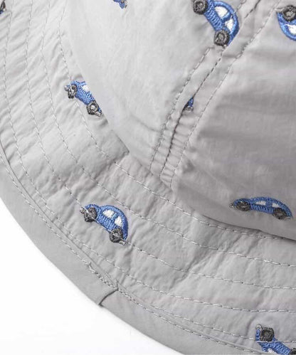 全印花刺繡嬰兒帽_UV防曬