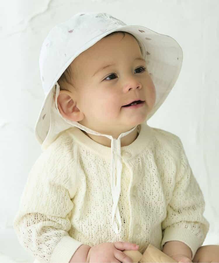 全印花刺繡嬰兒帽_UV防曬