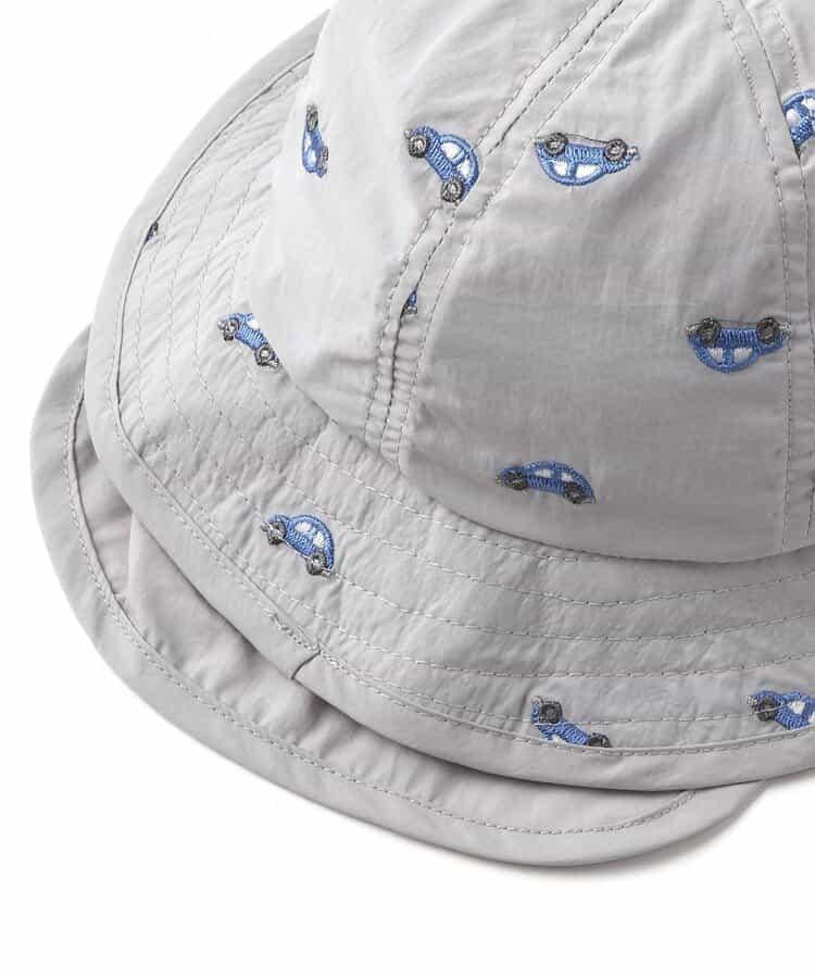 全印花刺繡嬰兒帽_UV防曬