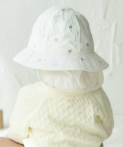 全印花刺繡嬰兒帽_UV防曬