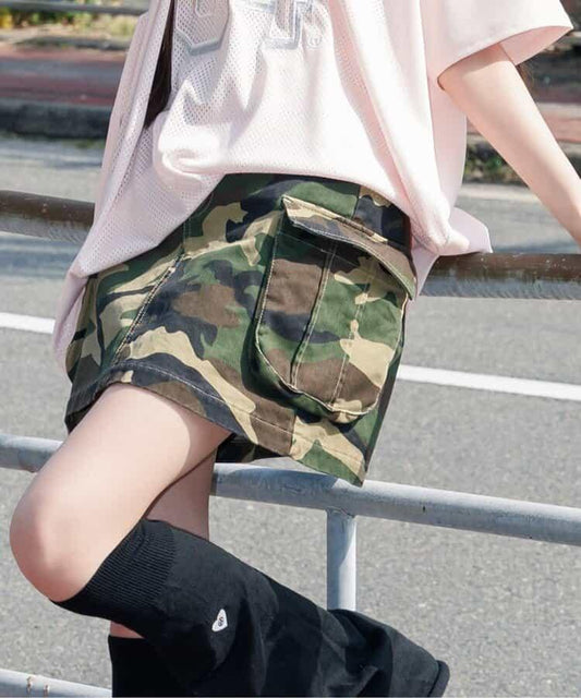 貨物臺形闊腿褲